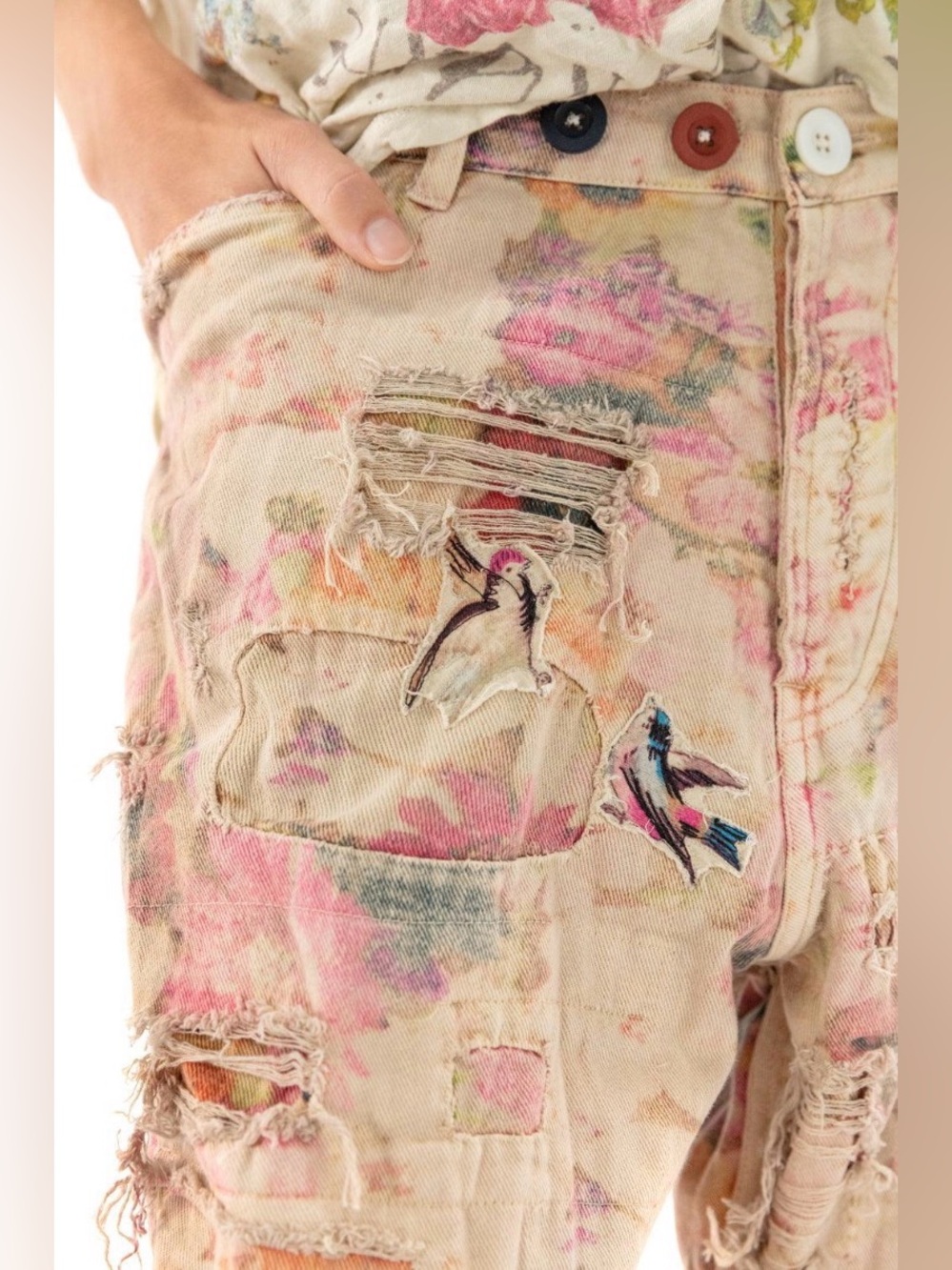 Magnolia Pearl Printed Bobbie Trousers Aborist
 ❤️MP Sold Out ❤️